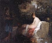 Nicolae Grigorescu After the Bath oil painting reproduction